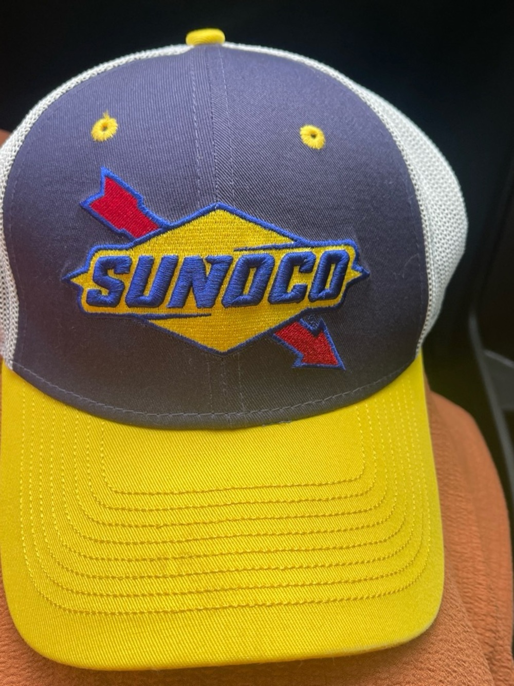 Sunoco Yellow & Navy Trucker Hat